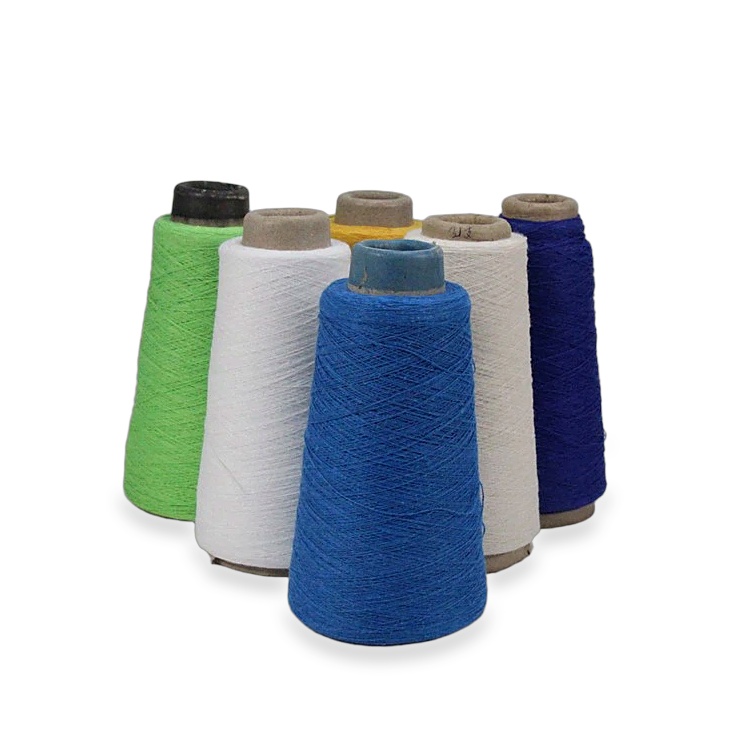 Recycled cotton blanket yarn cones – Ecoweavon