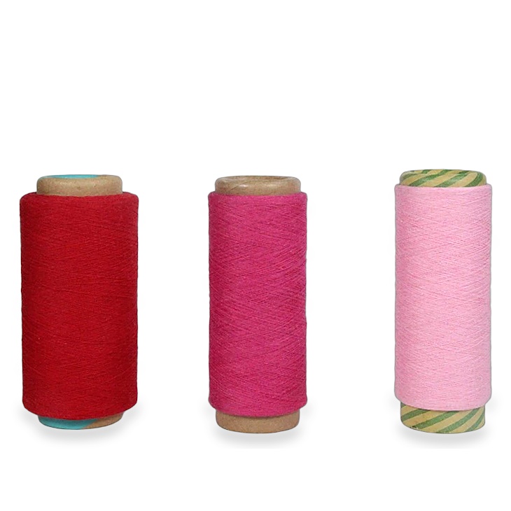 Recycled cotton weaving yarn cones – Ecoweavon